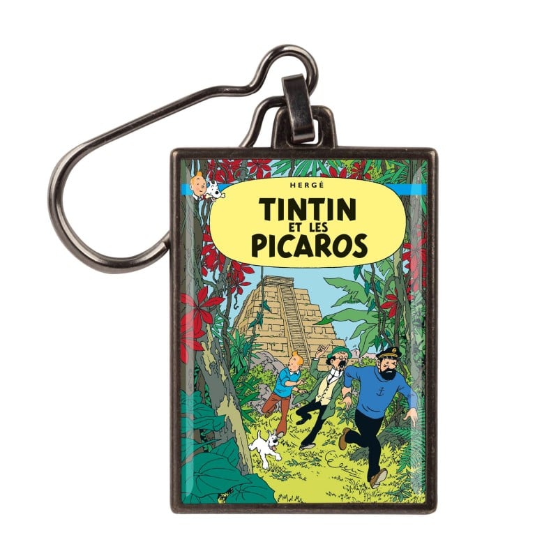 Tintin Porte-clé métal - Couverture T23 Et les Picaros