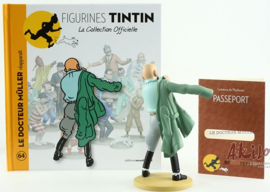 Figurine résine Tintin - #064 - Anc série - Le docteur Müller réapparaît
