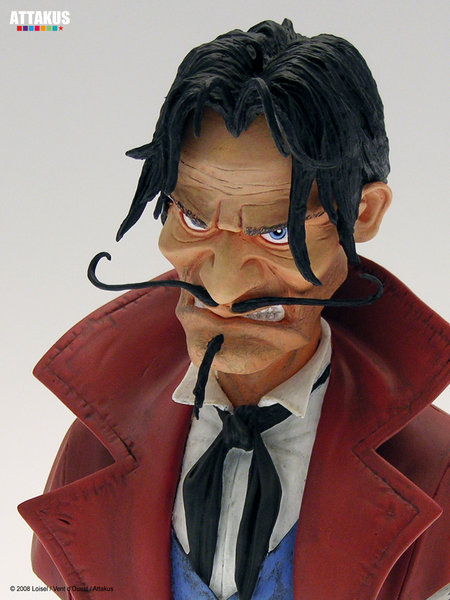 Figurine résine Loisel Peter Pan - Buste Capitaine Crochet