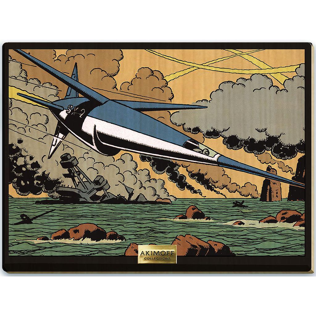 Tableau en bois Blake & Mortimer - T03 Le secret de l'Espadon- L'espadon SX1