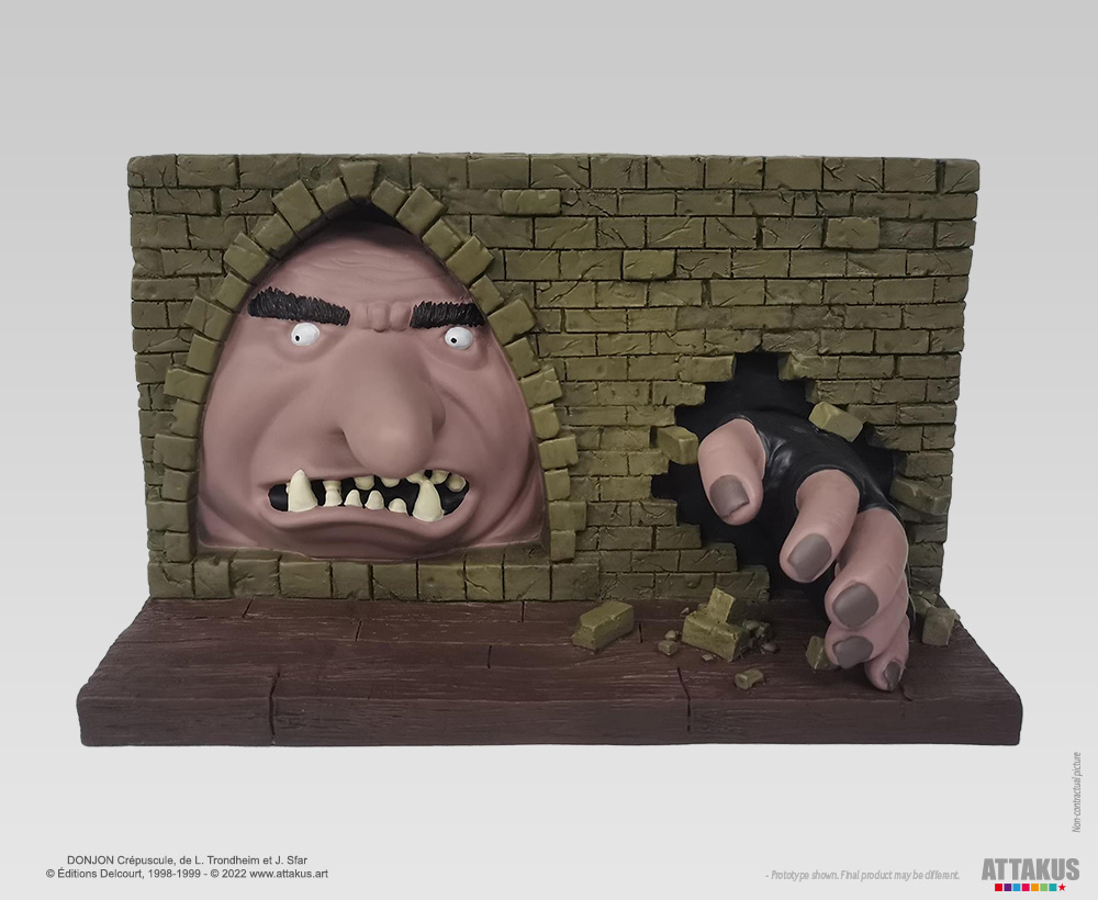 Donjon Crépuscule - Troll Elyacin traversant le mur