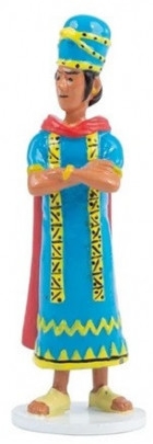 Figurine métal Tintin - Carte de voeux 1972 - Huascar