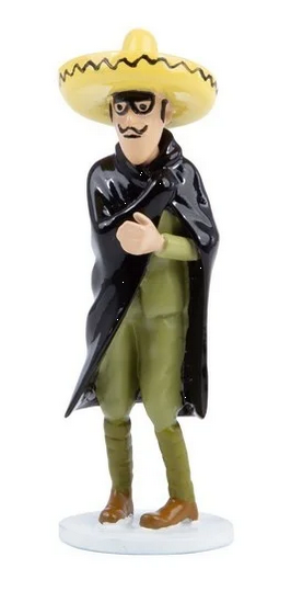 Figurine métal Tintin - Carte de voeux 1972 - Caporal Diaz