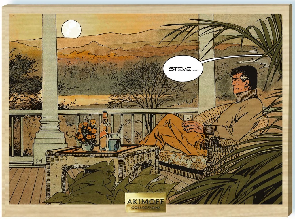 Tableau en bois - XIII - Coucher de soleil sur la vérité