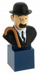 Figurine PVC Tintin - Buste Dupond (canne à gauche)