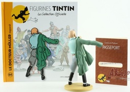 Figurine résine Tintin - #064 - Anc série - Le docteur Müller réapparaît