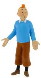 Figurine PVC Tintin - Tintin en pull bleu