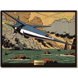 Tableau en bois Blake & Mortimer - T03 Le secret de l'Espadon- L'espadon SX1