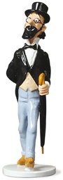 Figurine métal Tintin - Carte de voeux 1972 - Philémon Siclone