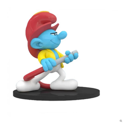 Figurine résine Les Schtroumpfs - Blue Resin - Le Schtroumpf pompier