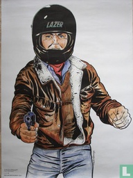 Poster - Cible PJ Liège - Denayer : Homme au casque 1